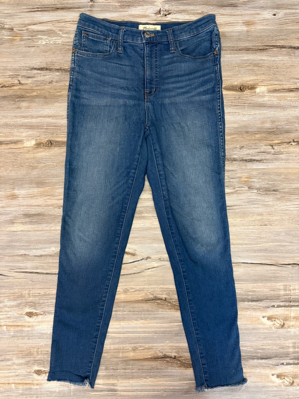 Madewell 10” Roadtripper Jeans Women’s 28 Blue Stretch Style M0572 FA19